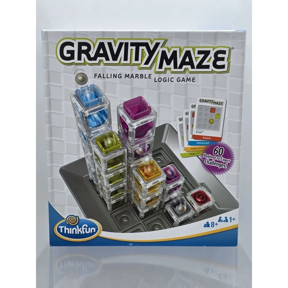 ThinkFun‎ Gravity Maze - Falling Marble Run Logic Game - STEM Toy Ages 8+